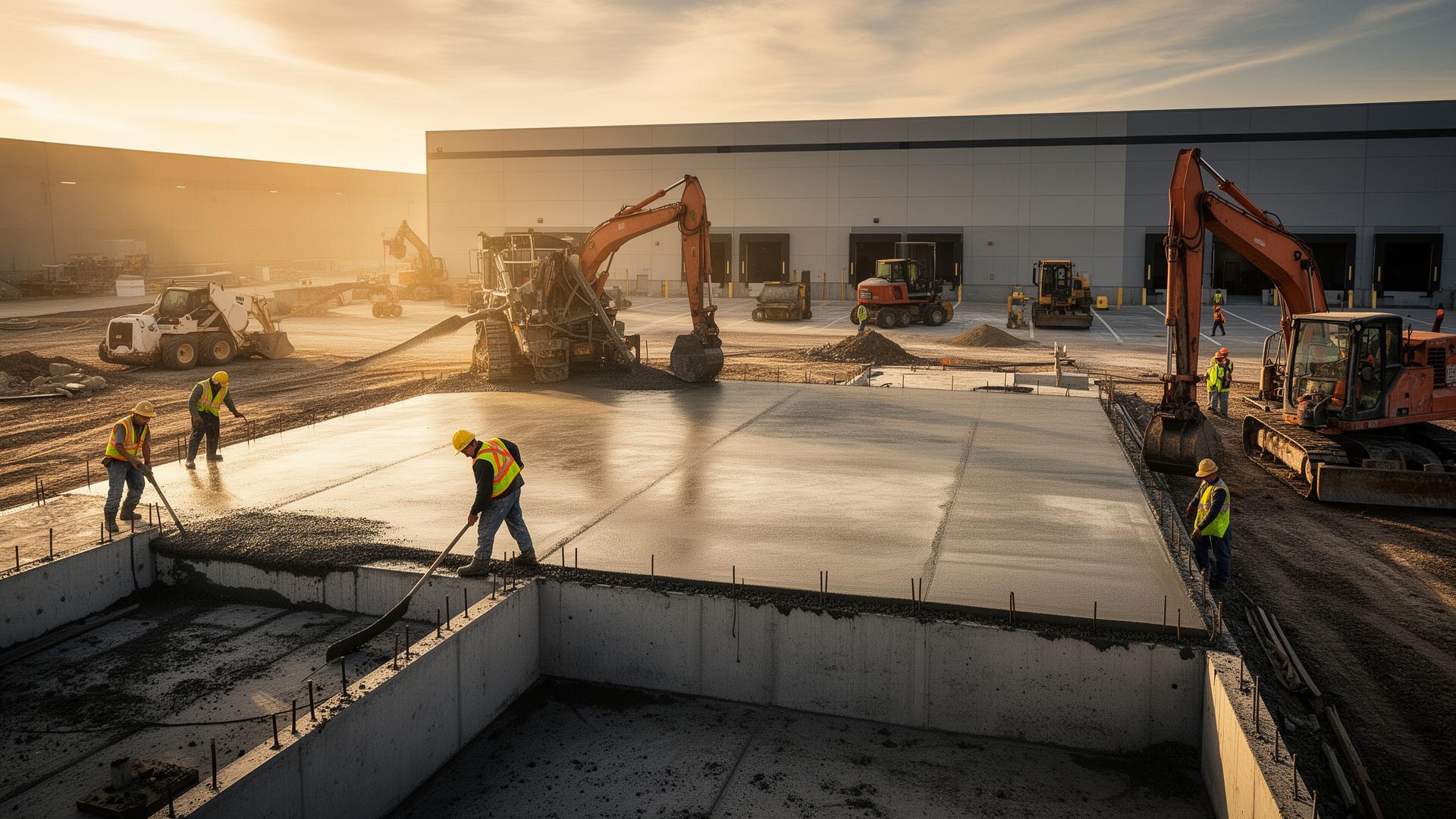 Commercial concrete work